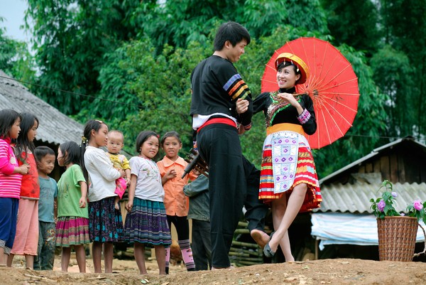 Nét đẹp của chợ tình Khau Vai ở Hà Giang