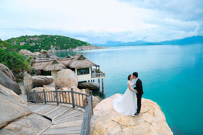 Resort Ngọc Sương được rất nhiều người lựa chọn để thực hiện bộ ảnh cưới lung linh