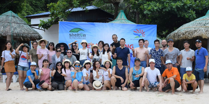 Đoàn trung tâm tiếng anh Shelton do công ty du lịch Khát Vọng Việt tổ chức