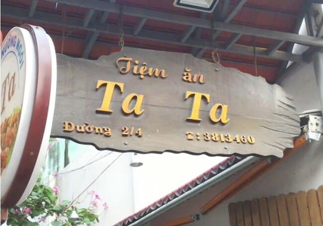 Tiệm ăn Ta Ta Nha Trang