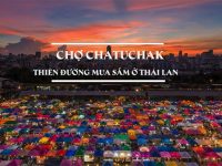 Mỏi chân mua sắm tại chợ Chatuchak Thái Lan
