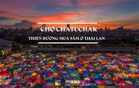 Mỏi chân mua sắm tại chợ Chatuchak Thái Lan