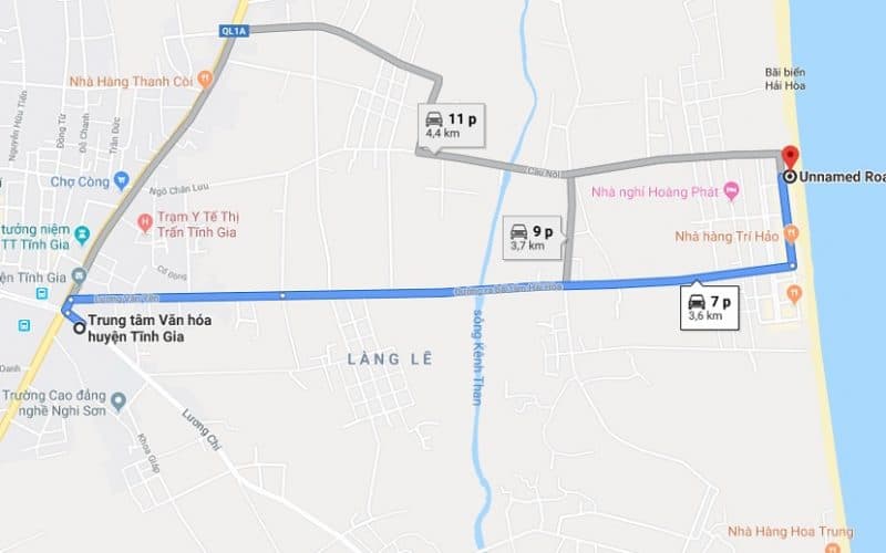 Tổng hợp xe khách Hà Nội – Hải Hòa, Tĩnh Gia (Lịch trình – Giá vé)