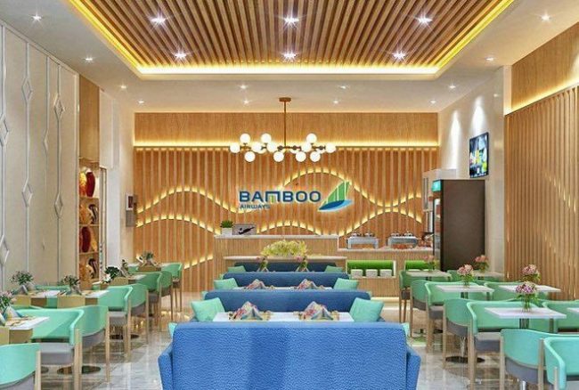 Phòng chờ thương gia của hãng hàng không Bamboo Airways tại sân bay Điện Biên