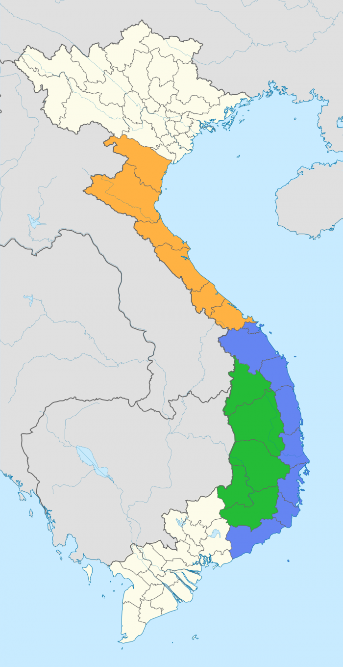 Lâm Đồng thuộc khu vực miền Trung nước ta