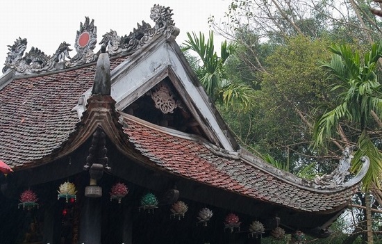 Kiến trúc mái độc đáo của chùa Một Cột