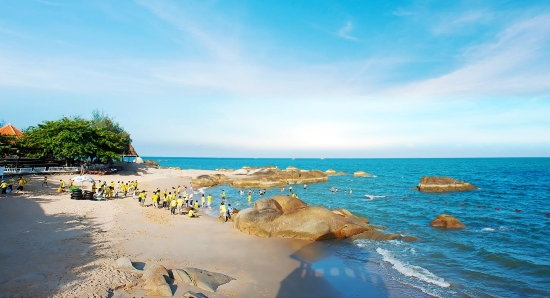 Biển Long Hải ngày càng thu hút nhiều du khách