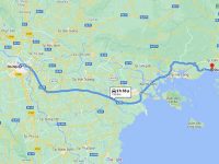 Khoảng cách di chuyển từ Hà Nội đến Quảng Ninh