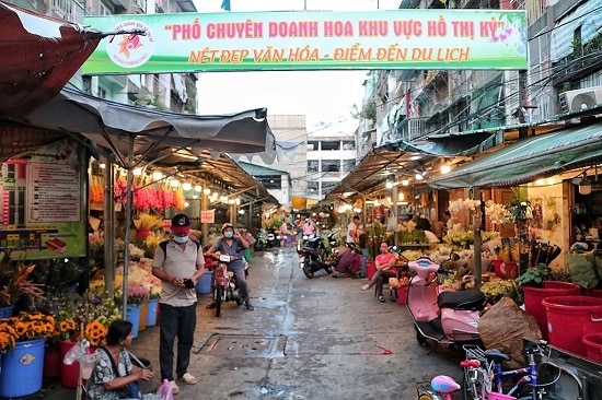 Hồ Thị Kỷ là khu chợ nổi tiếng ở thành phố Hồ Chí Minh