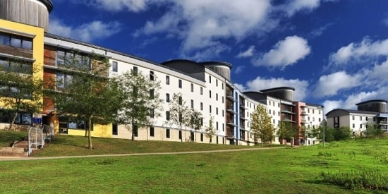 Đại học East Anglia (UEA) có khuôn viên rộng rãi