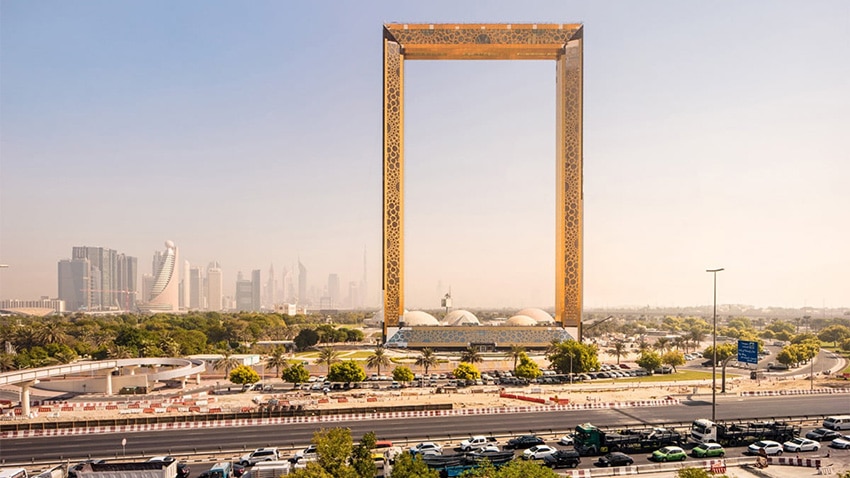 Thăm quan chụp hình tại Dubai Frame - Công trình kiến trúc nổi bật ở công viên Zabeel