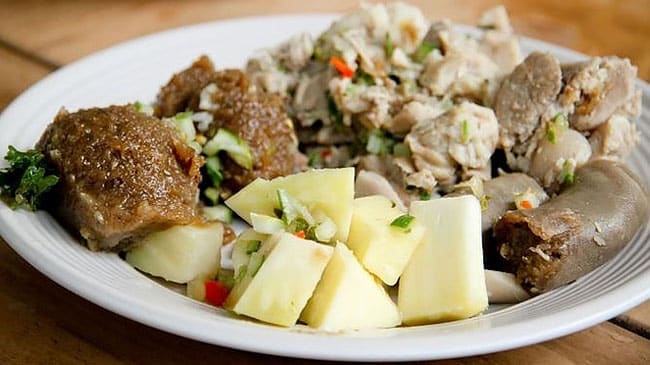 Pudding and Souse là món ăn truyền thống của Barbados rất đáng thử. 