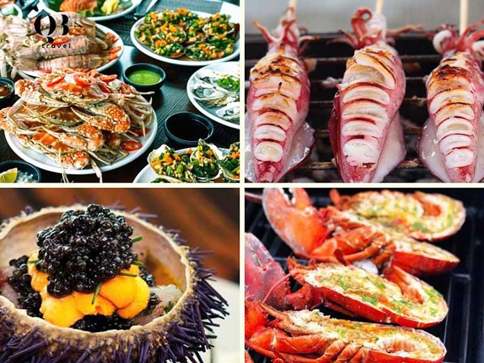 Du lịch Khát Vọng Việt - Kavo Travel sẽ đưa bạn đến những quán ăn địa phương nổi tiếng với hải sản tươi sống và chất lượng cao.