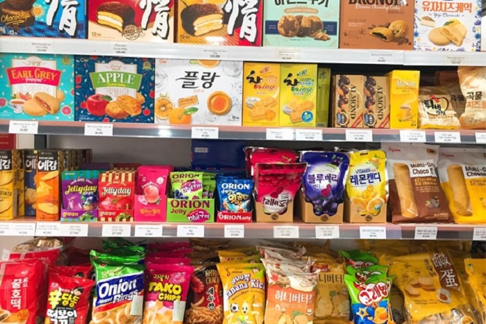 Bánh kẹo Hàn Quốc hay được mua để làm quà