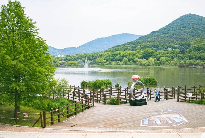 Công viên Grand Incheon “hớp hồn” du khách bởi phong cảnh cực lãng mạn