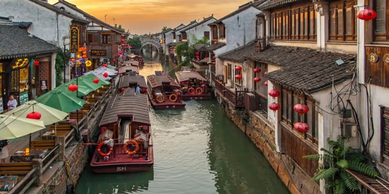 Phố cổ Shantang nằm bên kênh đào- Du lịch Tô Châu