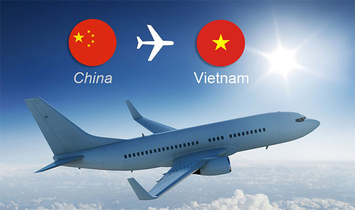 Phí di chuyển bằng máy bay giữa Việt Nam và Trung Quốc bao nhiêu?