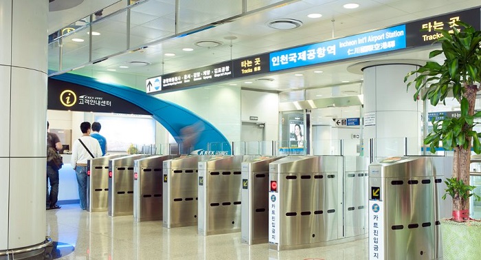 Tại Hàn Quốc chủ yếu di chuyển bằng tàu điện ngầm