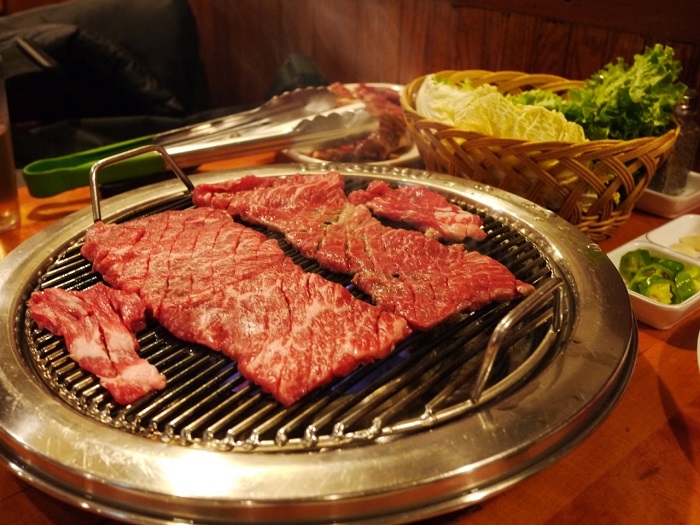 Thịt nướng Gogigui là món đặc trưng của Hàn Quốc