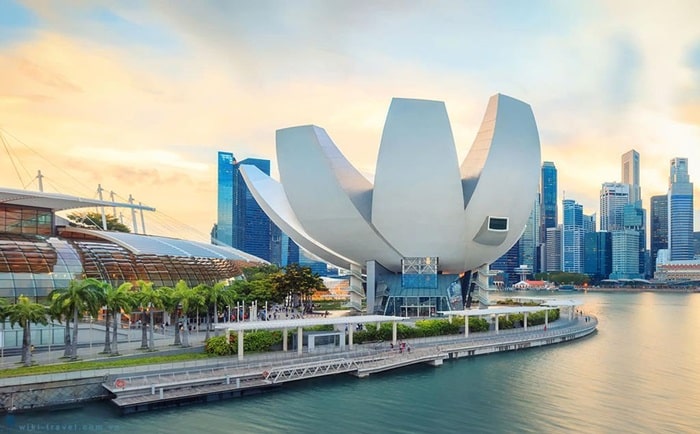 Kiến trúc độc đáo của bảo tàng khoa học công nghệ Singapore