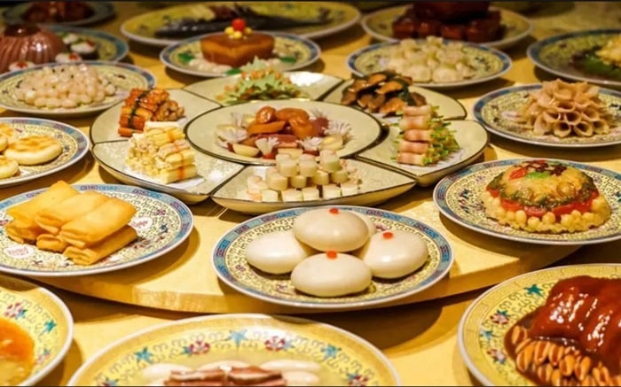 Ẩm thực cung đình Trung Quốc được phục vụ trong nhiều nhà hàng