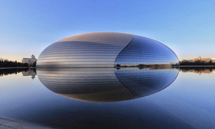 Nhà hát Opera Bắc Kinh với kiến trúc ấn tượng